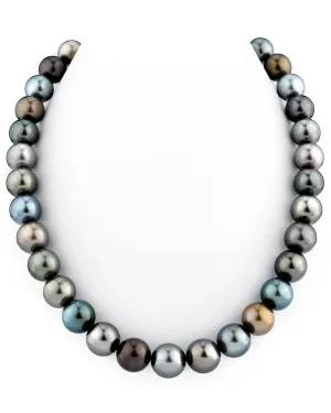 11-12mm Tahitian South Sea Multicolor Pearl Necklace