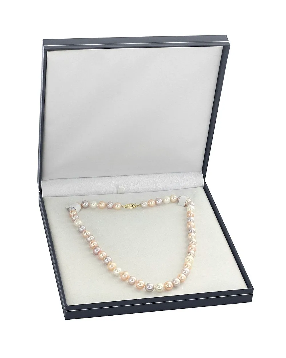 8.0-8.5mm Akoya Multicolor Pearl Necklace - AAA Quality