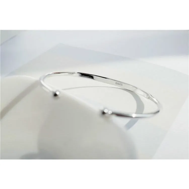 925 Sterling Silver Silver bangles bracelets