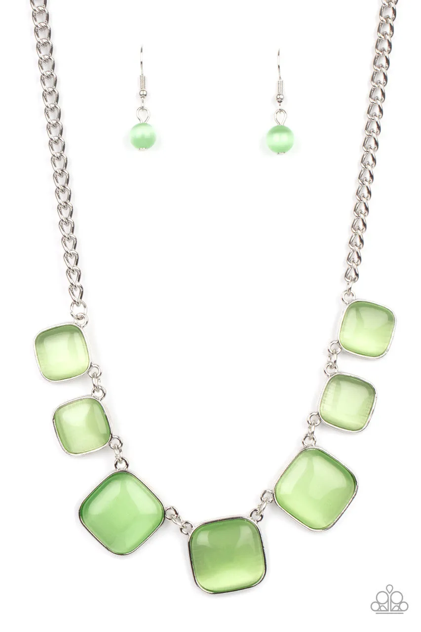 Aura Allure Green Paparazzi Necklace