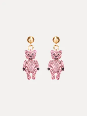 Baby Bear Crystal Earrings