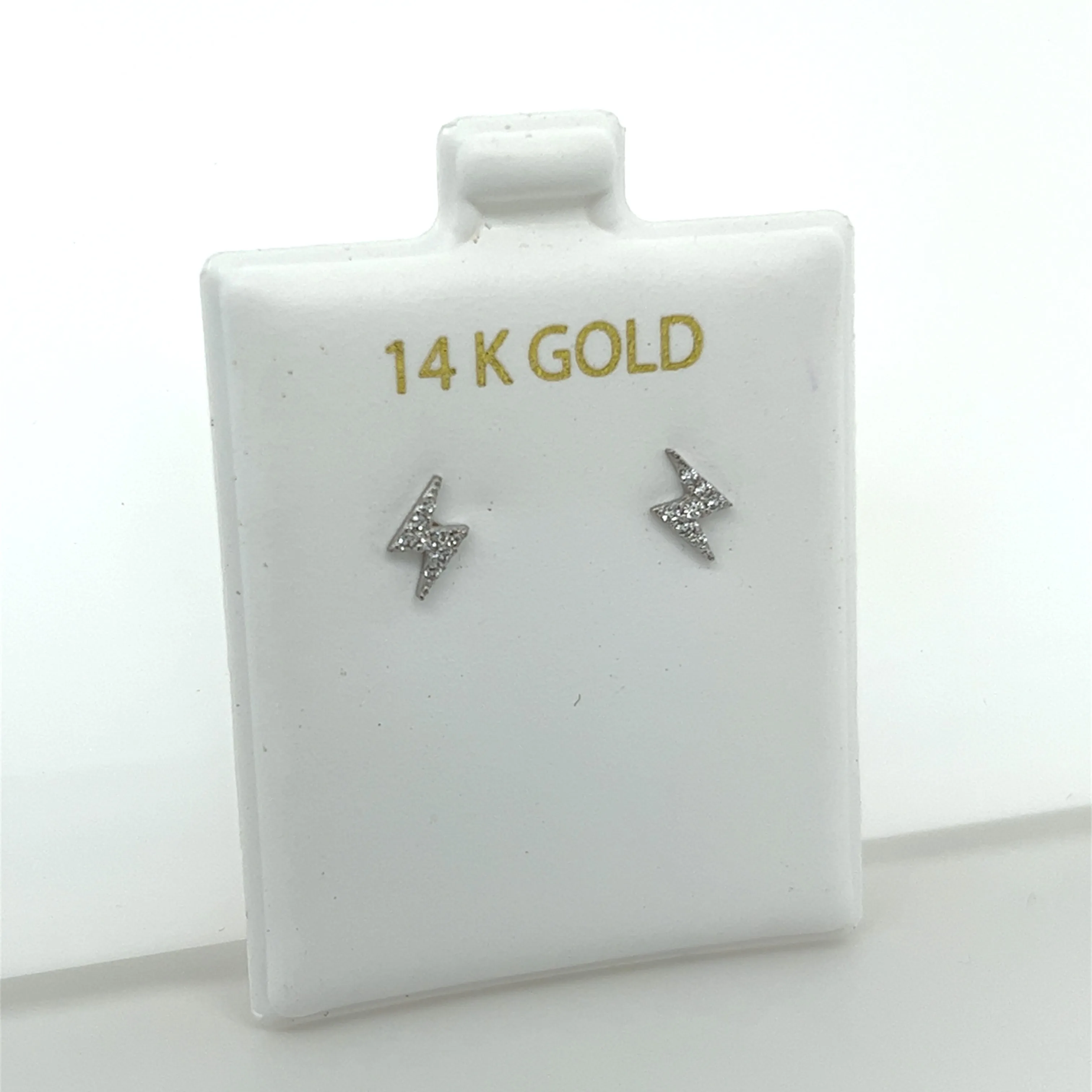 Bolt Pave CZ Studs