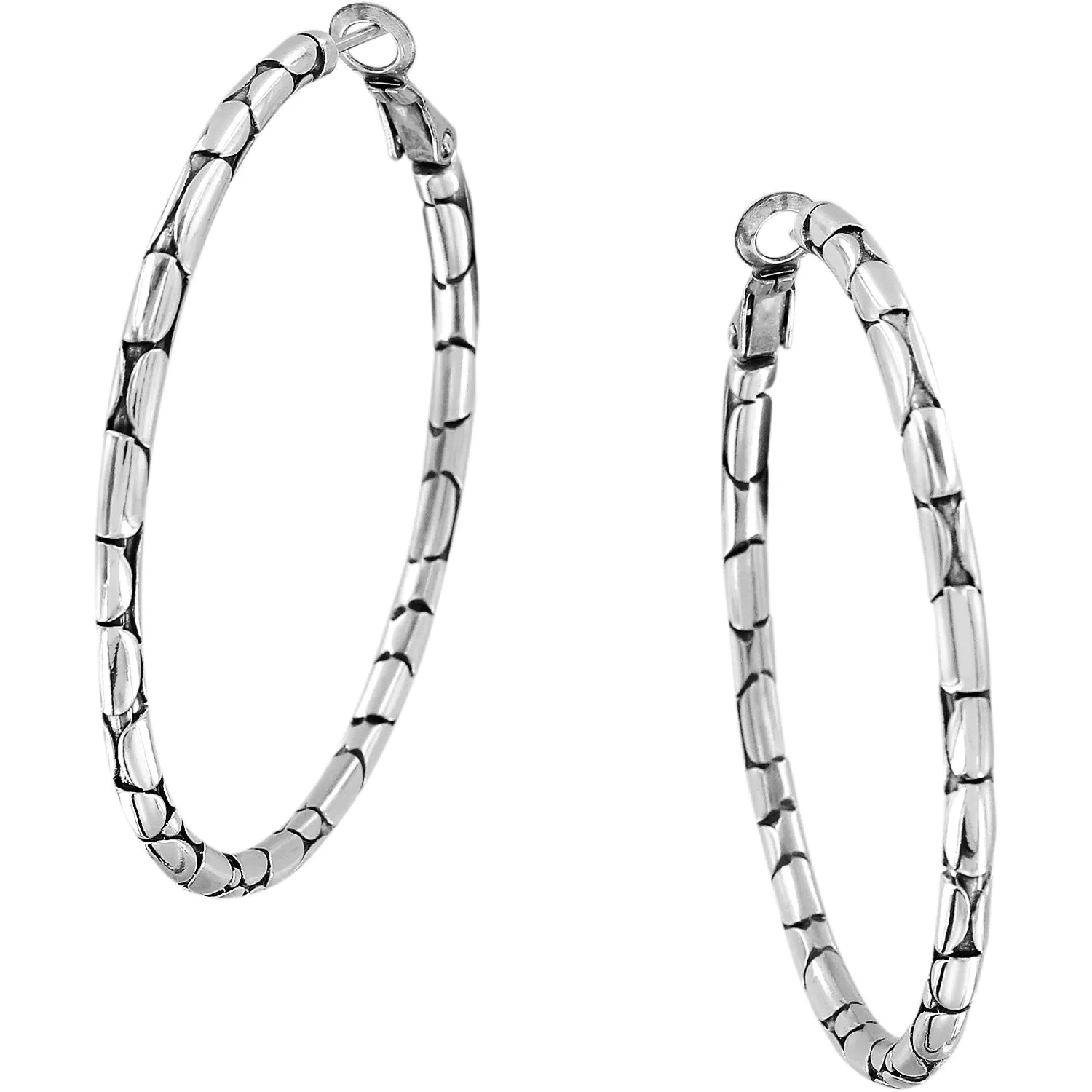 Brighton | Pebble Large Hoop Earrings | Women's