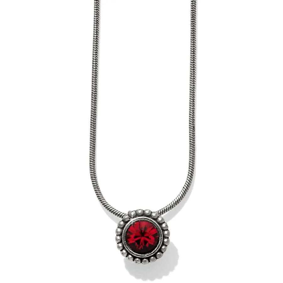 Brighton | Twinkle Crystal Pendant Necklace in Garnet