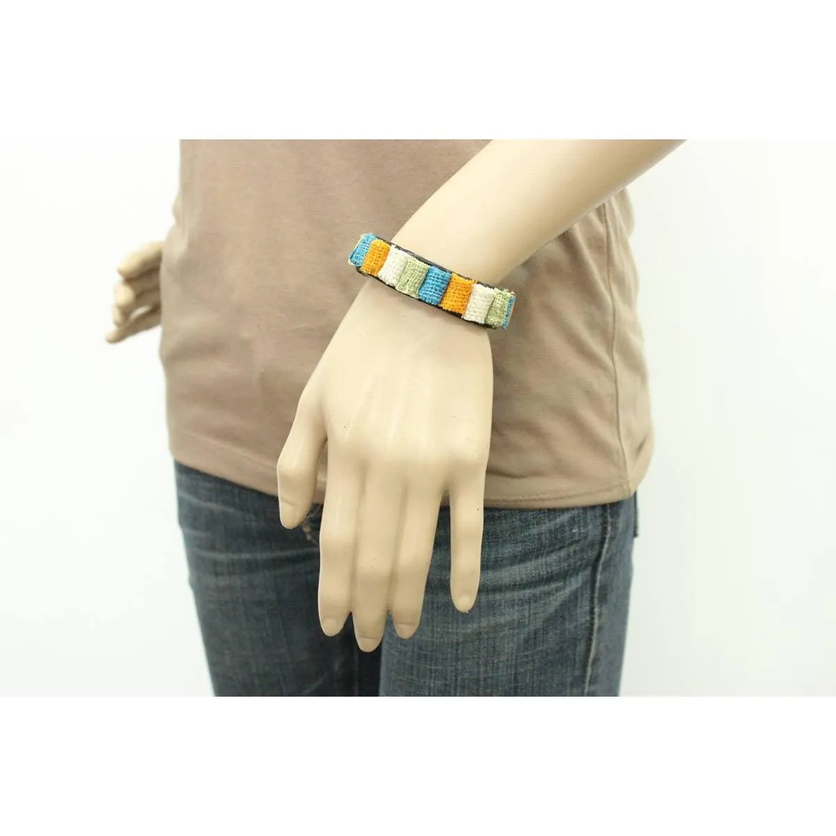 BUNDLE: Vintage Up-Cycled Fabric Bracelet