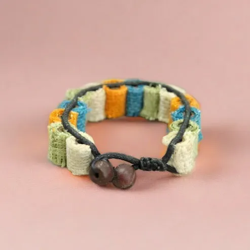 BUNDLE: Vintage Up-Cycled Fabric Bracelet