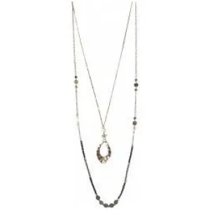 Carter Charcoal Necklace