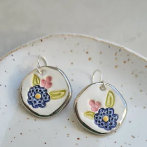 Ceramic earrings No. 25