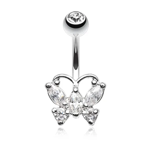 Classic Petite Butterfly Belly Ring