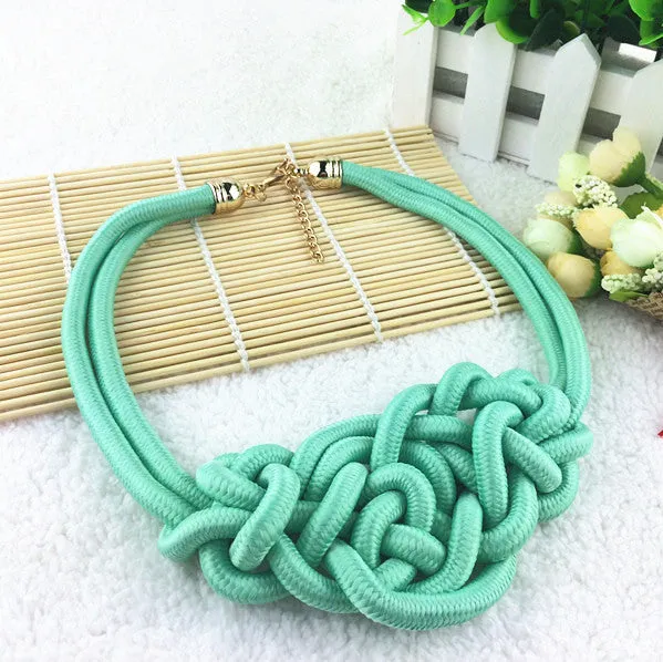 Cotton Shourouk Statement Women Gift Kolye Fashion Jewelry