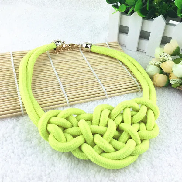 Cotton Shourouk Statement Women Gift Kolye Fashion Jewelry