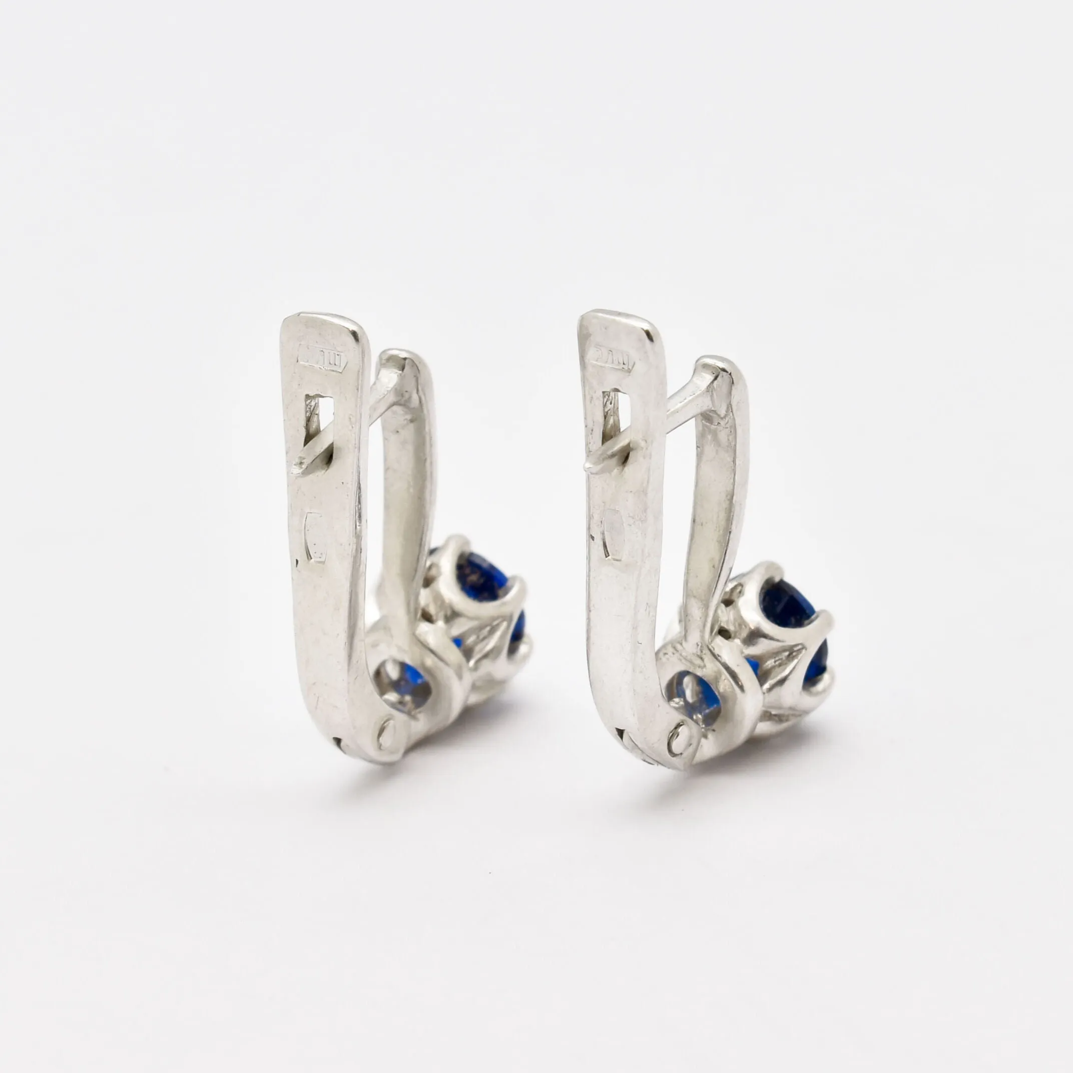 Dainty Sapphire Earrings - Small Blue Studs, September Birthstone Earrings