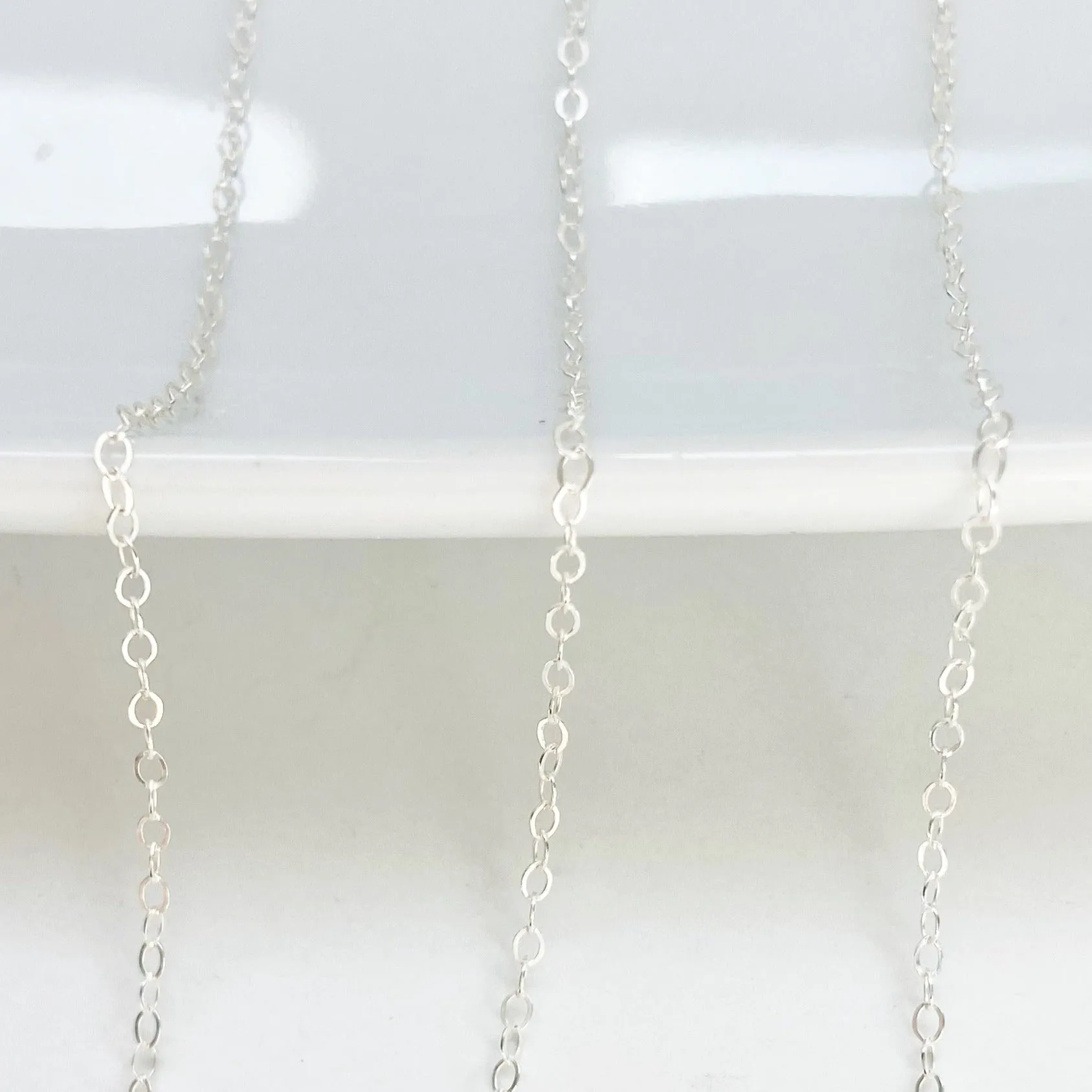 Delicate Cable Chain (Sterling Silver or Gold Filled)