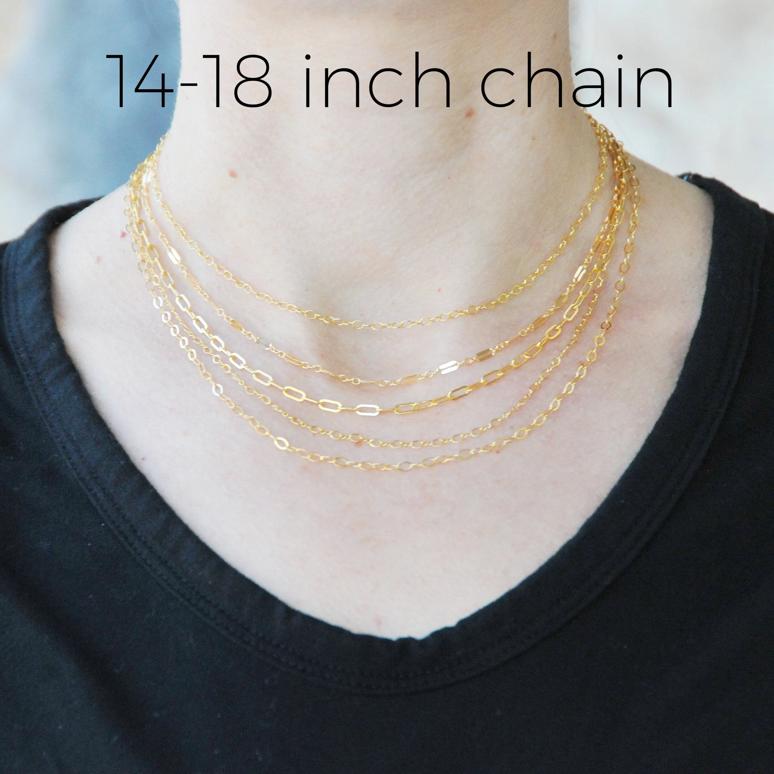 Delicate Cable Chain (Sterling Silver or Gold Filled)