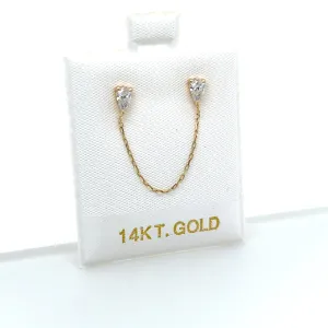 Double Inverted Pear Chain Studs