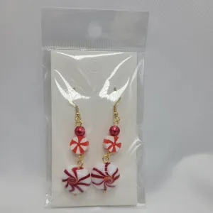 Double Peppermint Earrings