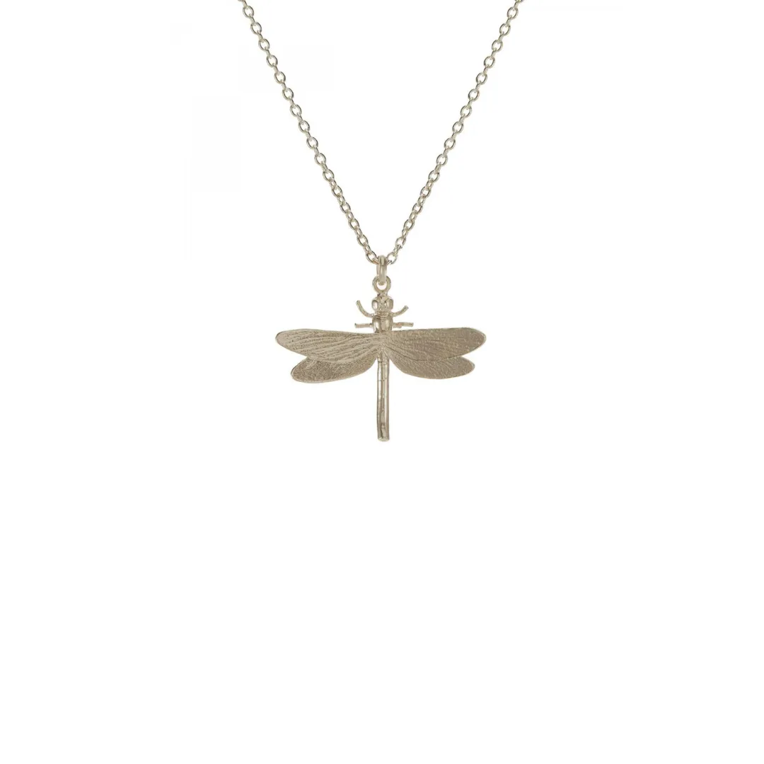 Dragonfly Silver Necklace