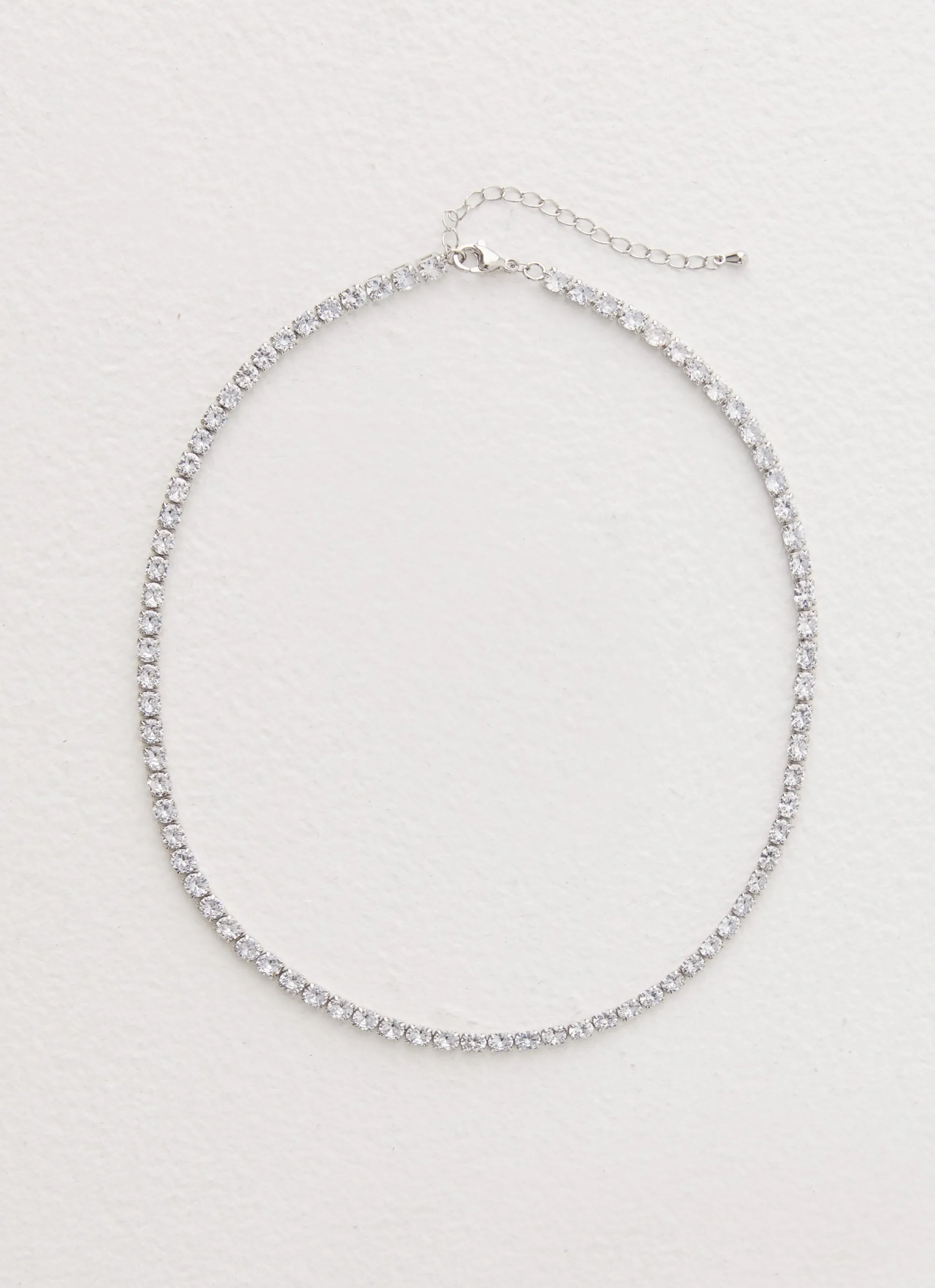 Dulcie Choker Necklace - Silver