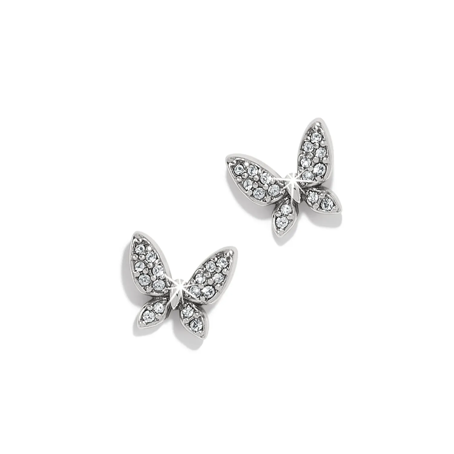 Enchanting Butterfly Post Earrings/Silver