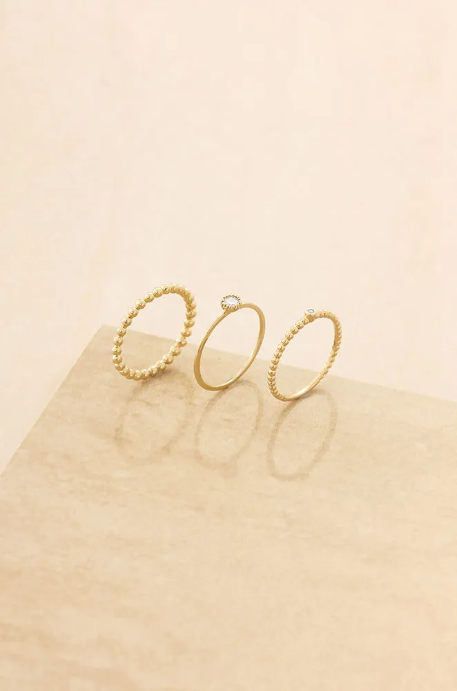 Ettika Understated Stacking Ring Set of 3