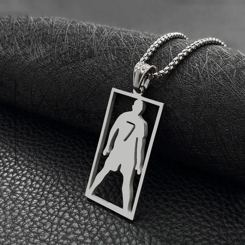 Football Soccer CR7 Cristiano Ronaldo Pendant Necklace