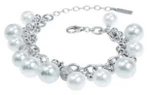 Indulgence - White Pearl with CZ Bracelet