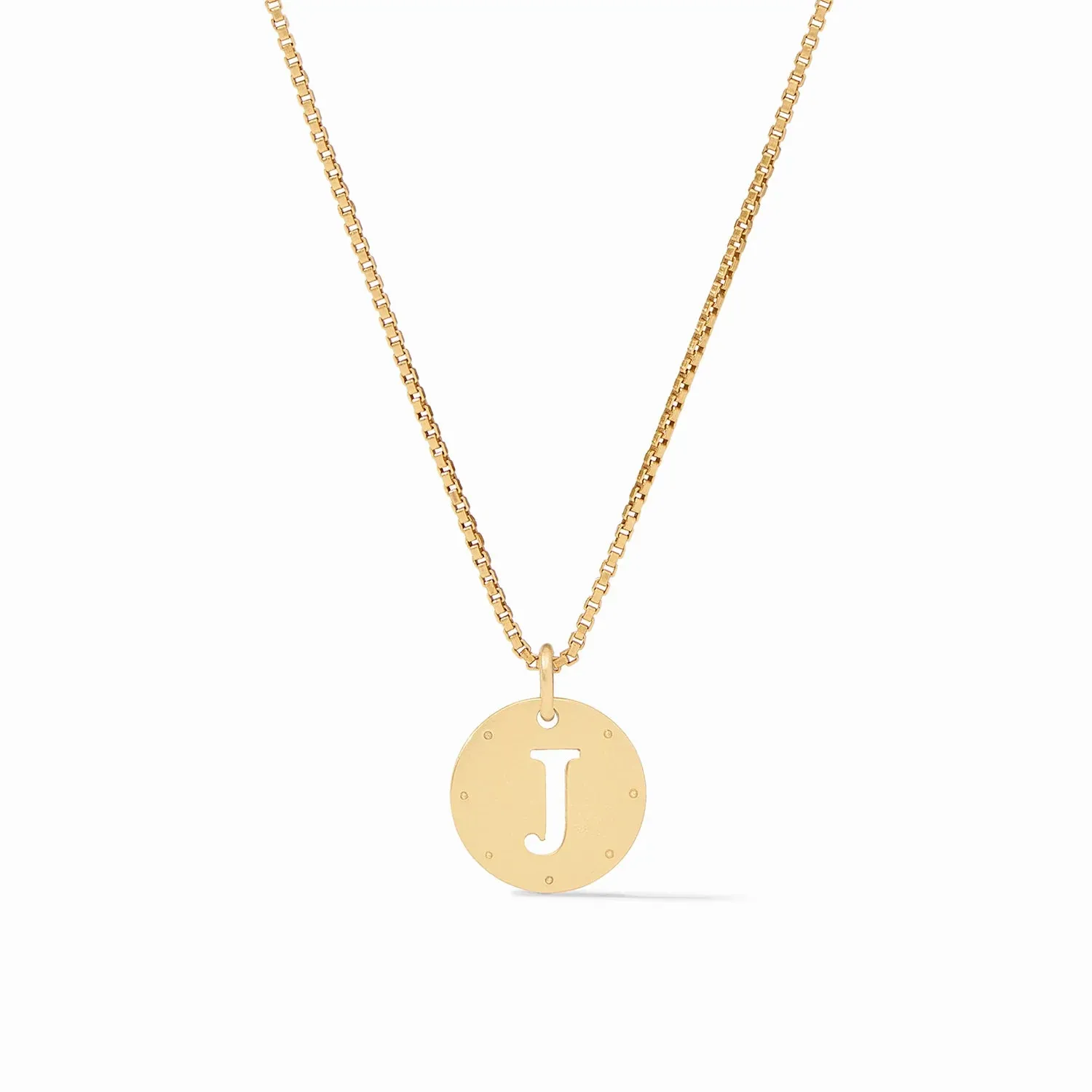 Julie Vos Monogram Delicate Necklace (Multiple Letter Options)