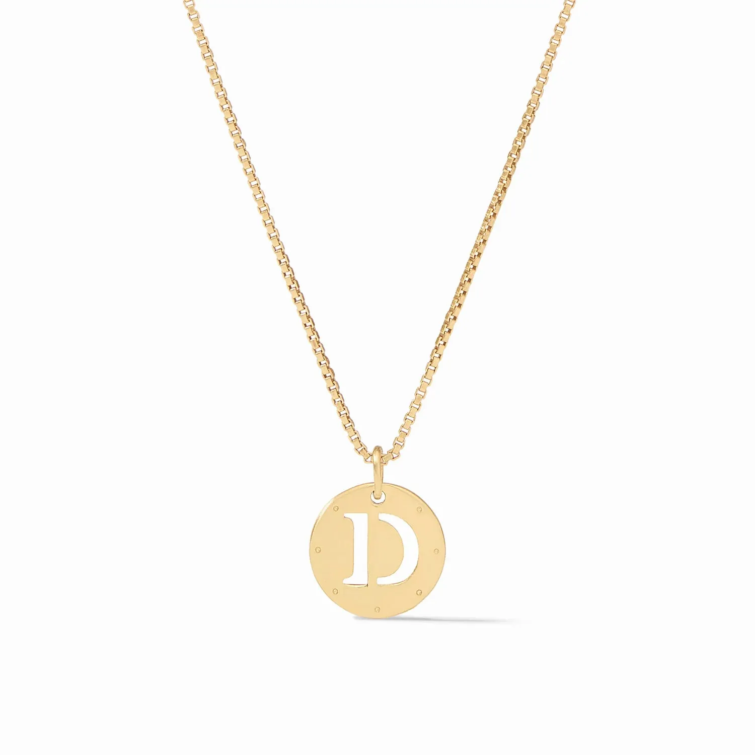 Julie Vos Monogram Delicate Necklace (Multiple Letter Options)