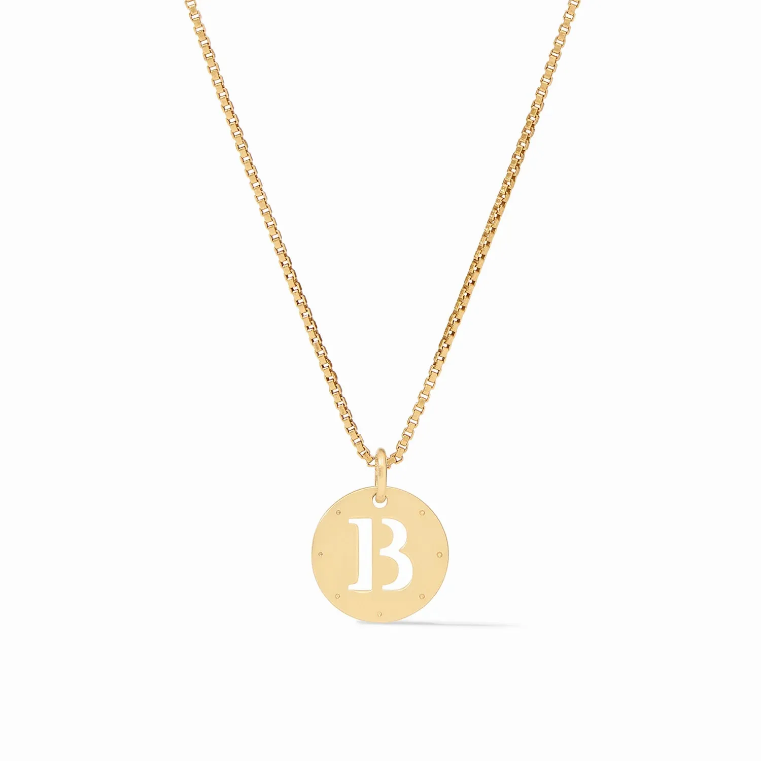 Julie Vos Monogram Delicate Necklace (Multiple Letter Options)