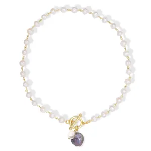 Lady Pearl Drop Necklace