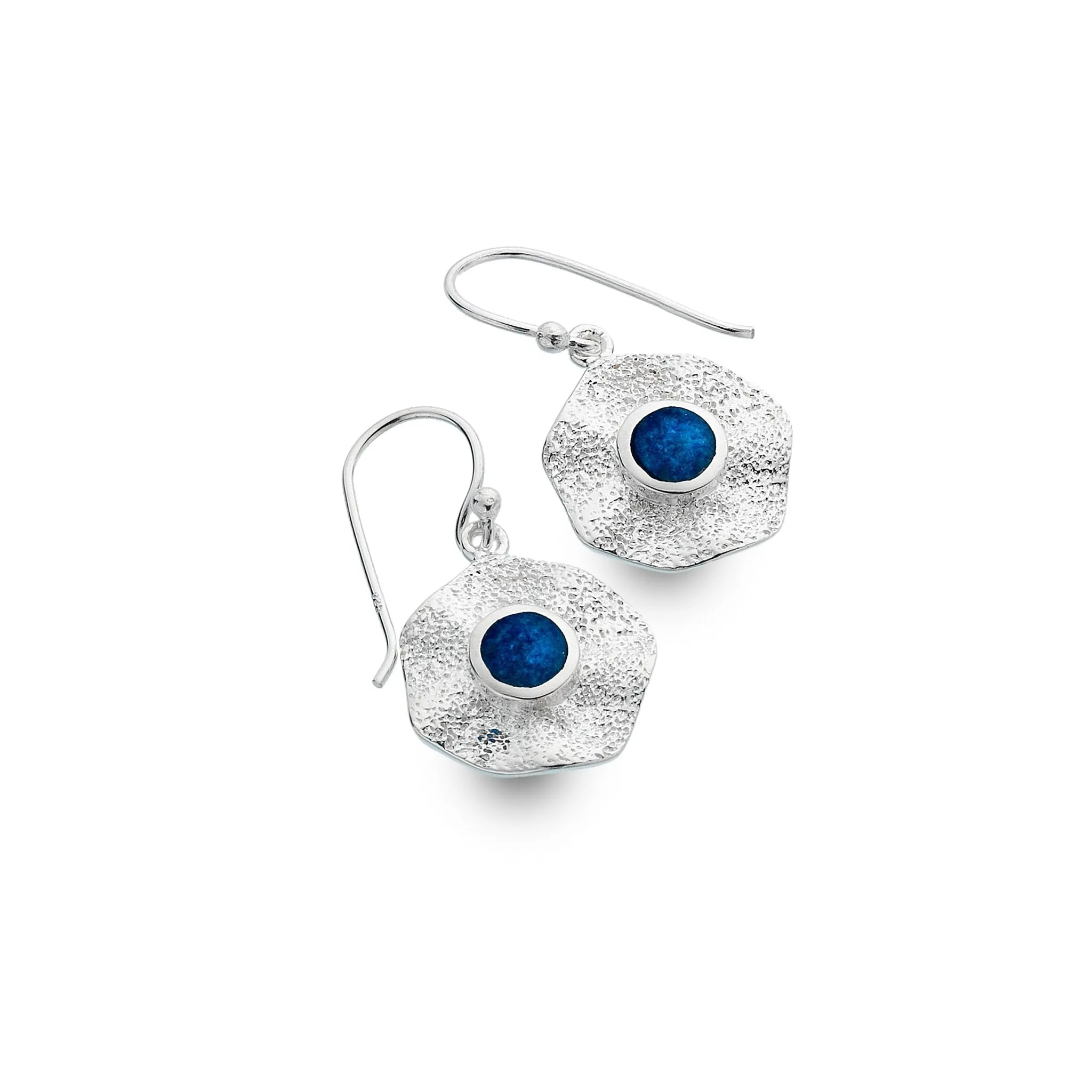 Lapis beach pool earrings