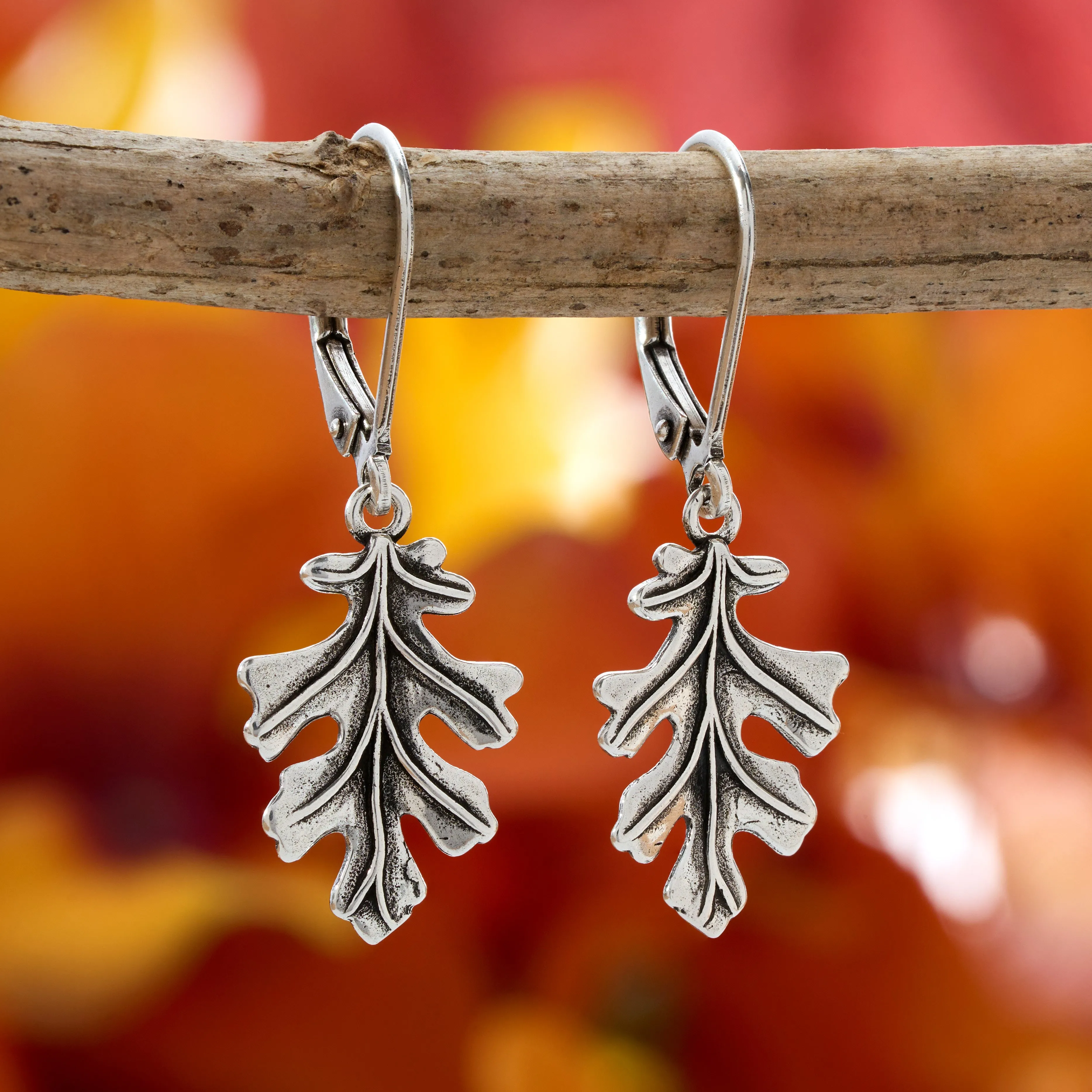 Leverback Vintage Leaf Earrings Bundle