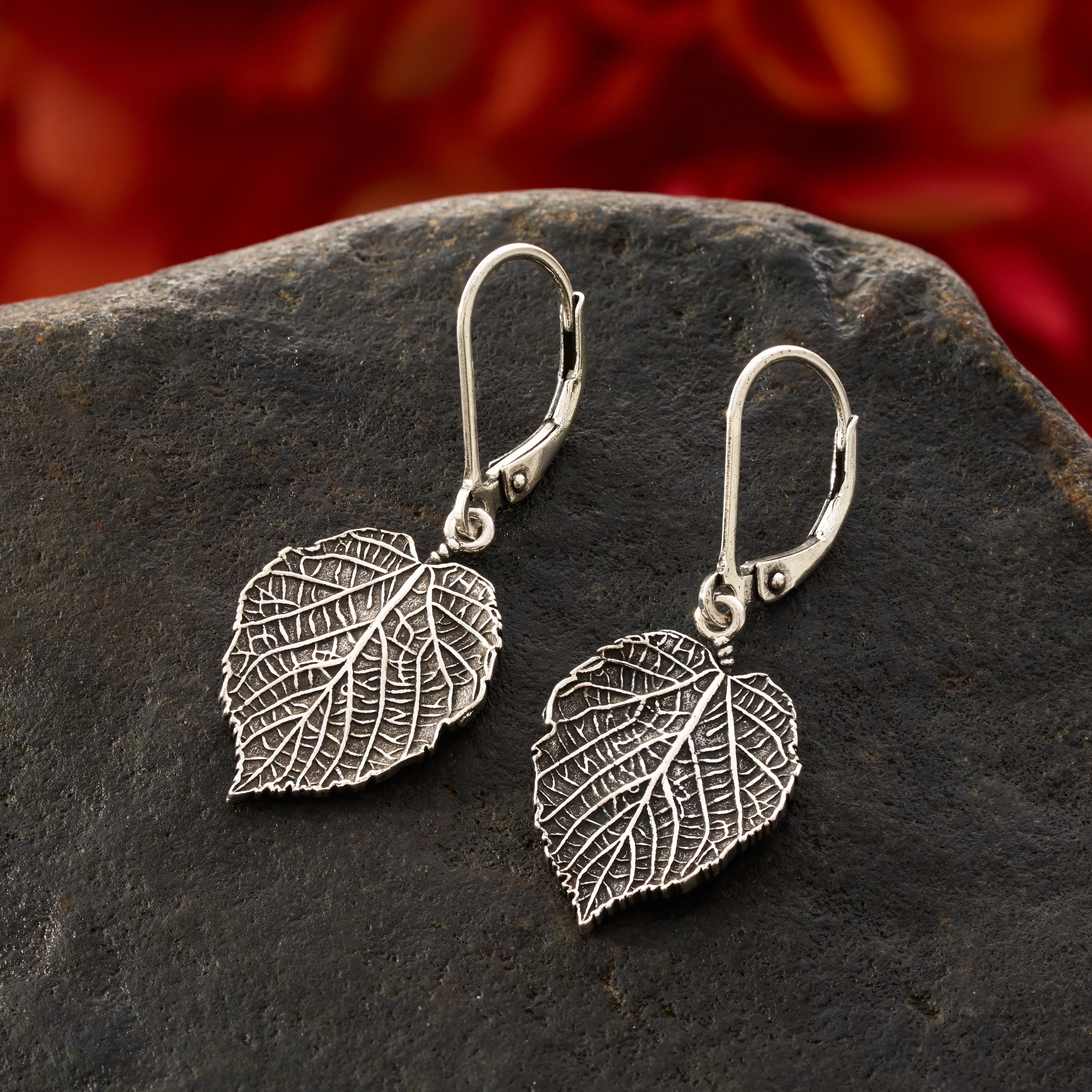 Leverback Vintage Leaf Earrings Bundle