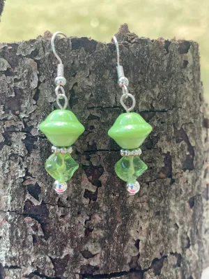 Lime Green Earrings