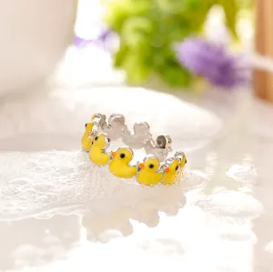 Little Yellow Duck Ring