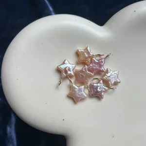 Lucky Star Pearl Charm: Pinky Peach