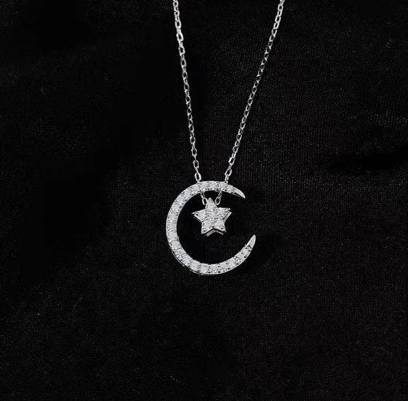 Moon Star Necklace