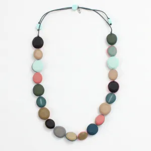 Multicolor Statement Luna Necklace