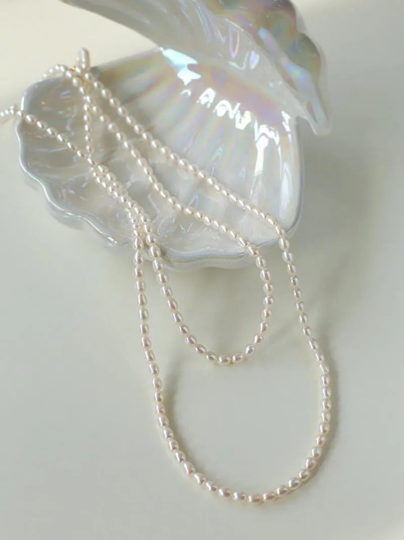 Multilayer Long Pearl Necklace