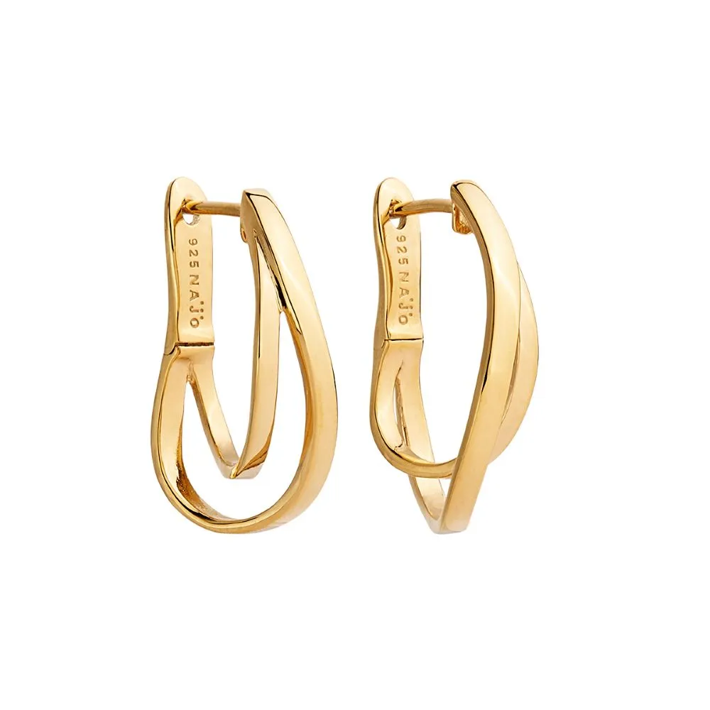 Najo Fountain Hoop Earrings