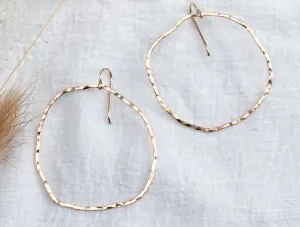 Organic Hoops 14k Gold Fill