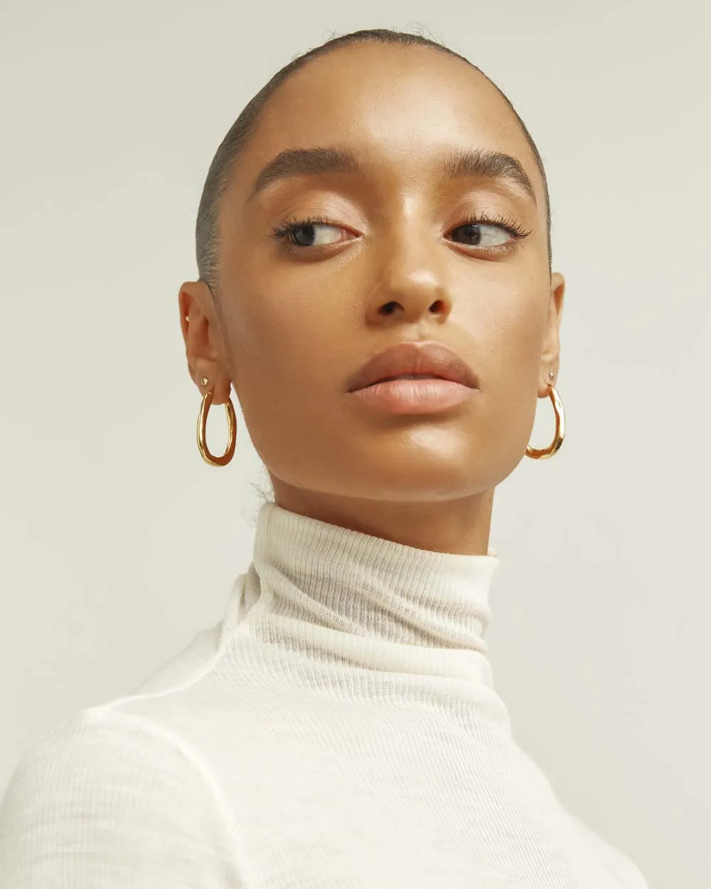 Organica Bent Hoop Earrings (RRP $149AUD)