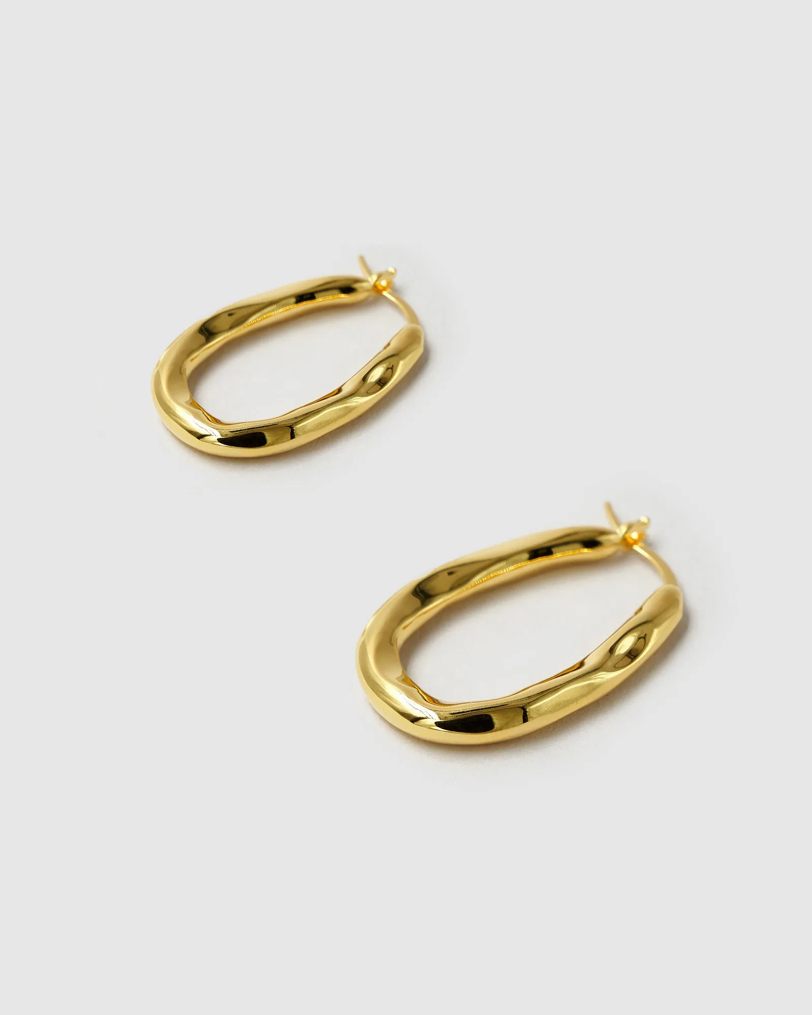 Organica Bent Hoop Earrings (RRP $149AUD)