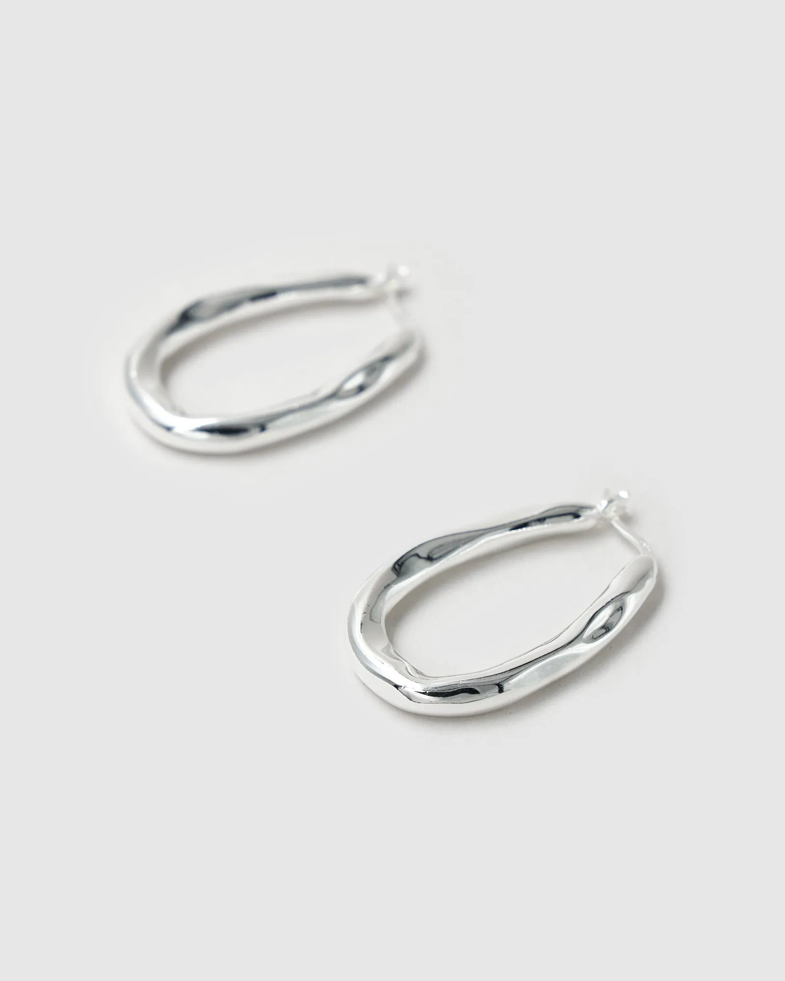 Organica Bent Hoop Earrings (RRP $149AUD)