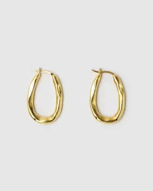 Organica Bent Hoop Earrings (RRP $149AUD)