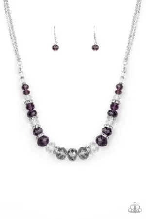 Paparazzi Necklace ~ Distracted by Dazzle - Purple