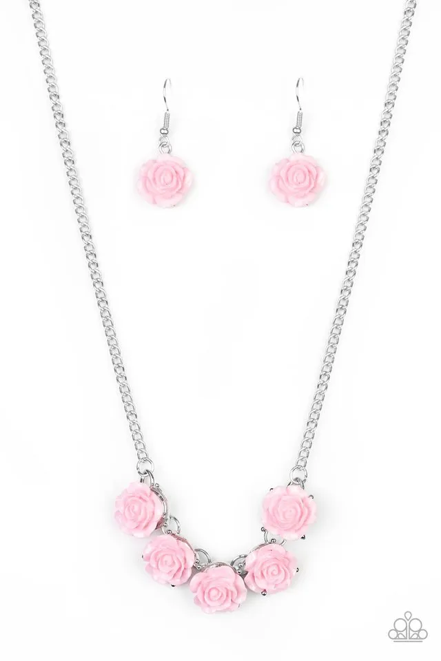 Paparazzi Necklace ~ Garden Party Posh - Pink