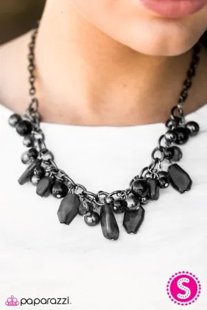 Paparazzi Necklace ~ Mardi Gras Gala - Black