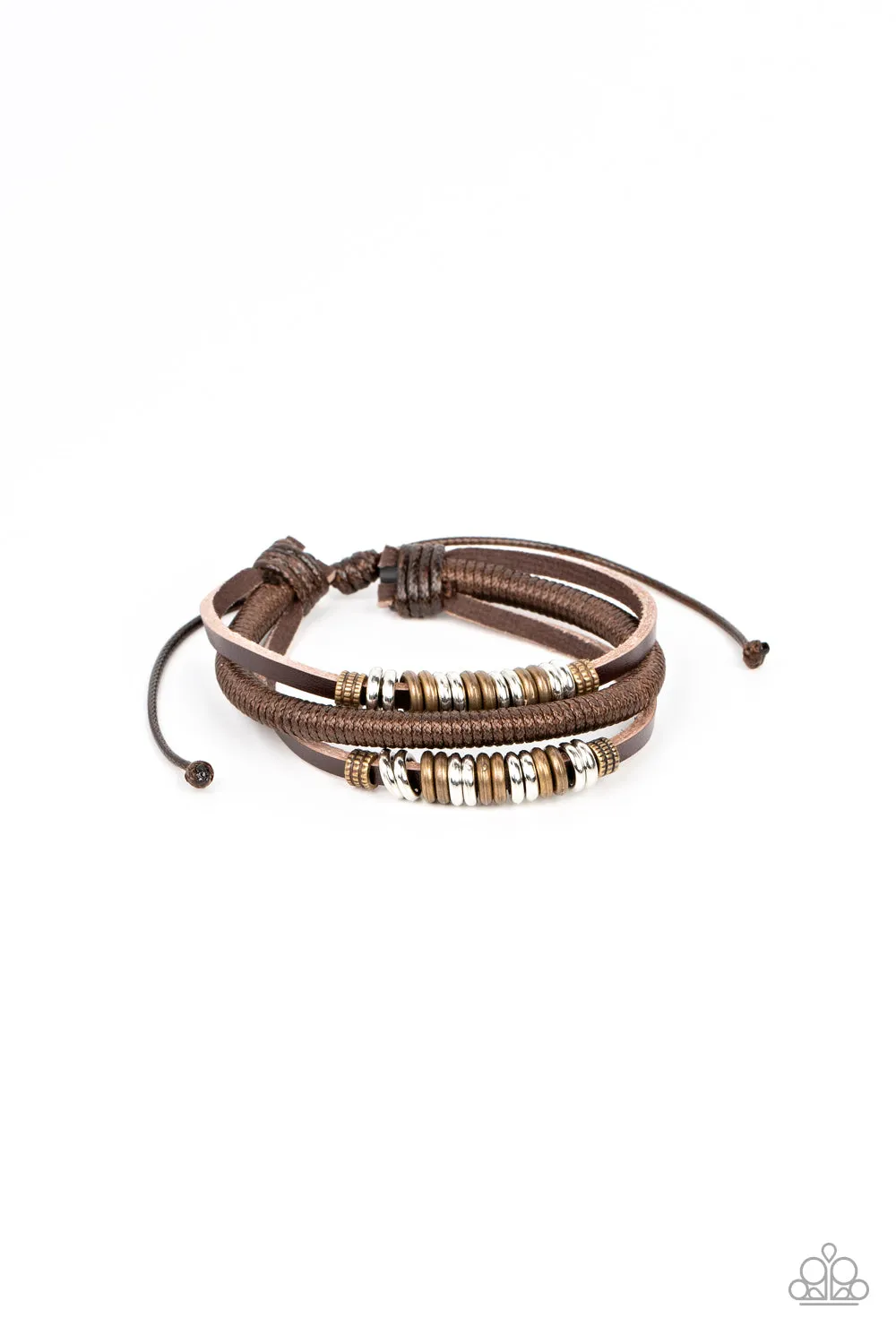 PAPARAZZI Treasure Tracker - Brown BRACELETS