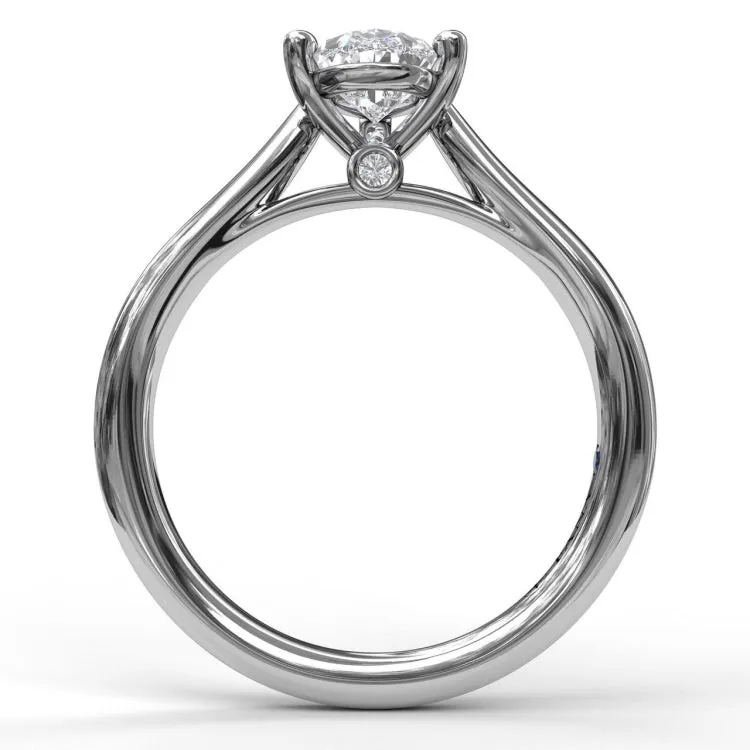 Pear Shape Solitaire Engagement Ring